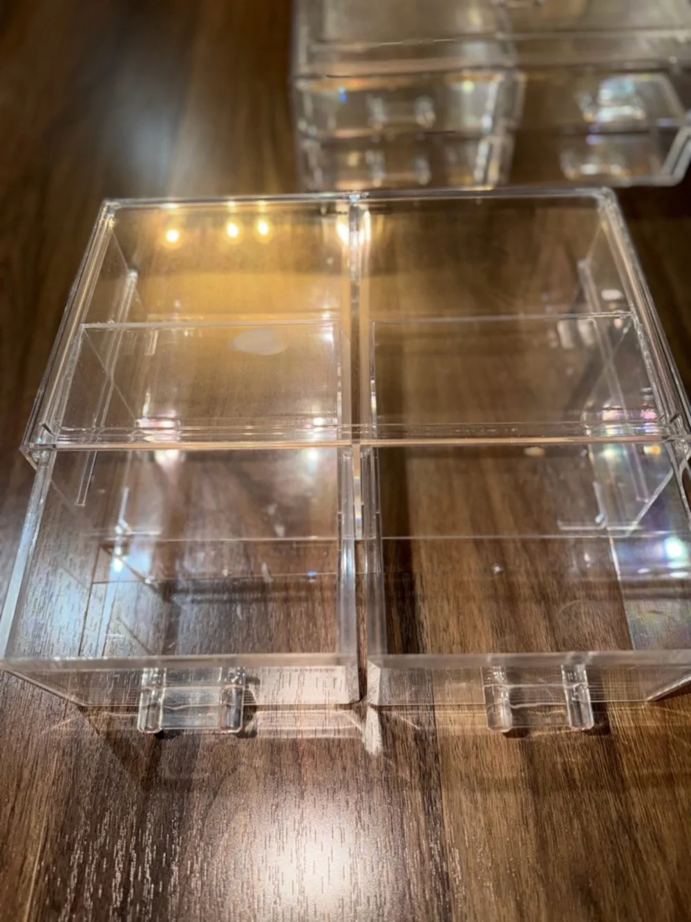 Customizable Acrylic Makeup Organizer - Multi-Drawer Storage